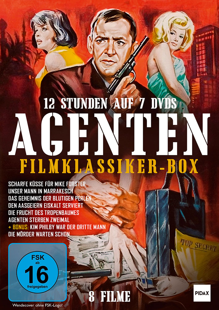 AGENTEN FILMKLASSIKER-BOX (7DVDs) - 8 Filme