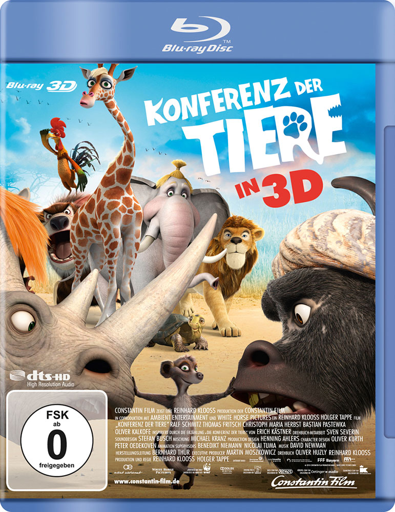 KONFERENZ DER TIERE (Blu-Ray 3D) - 2D Version & Blu-Ray 3D Version