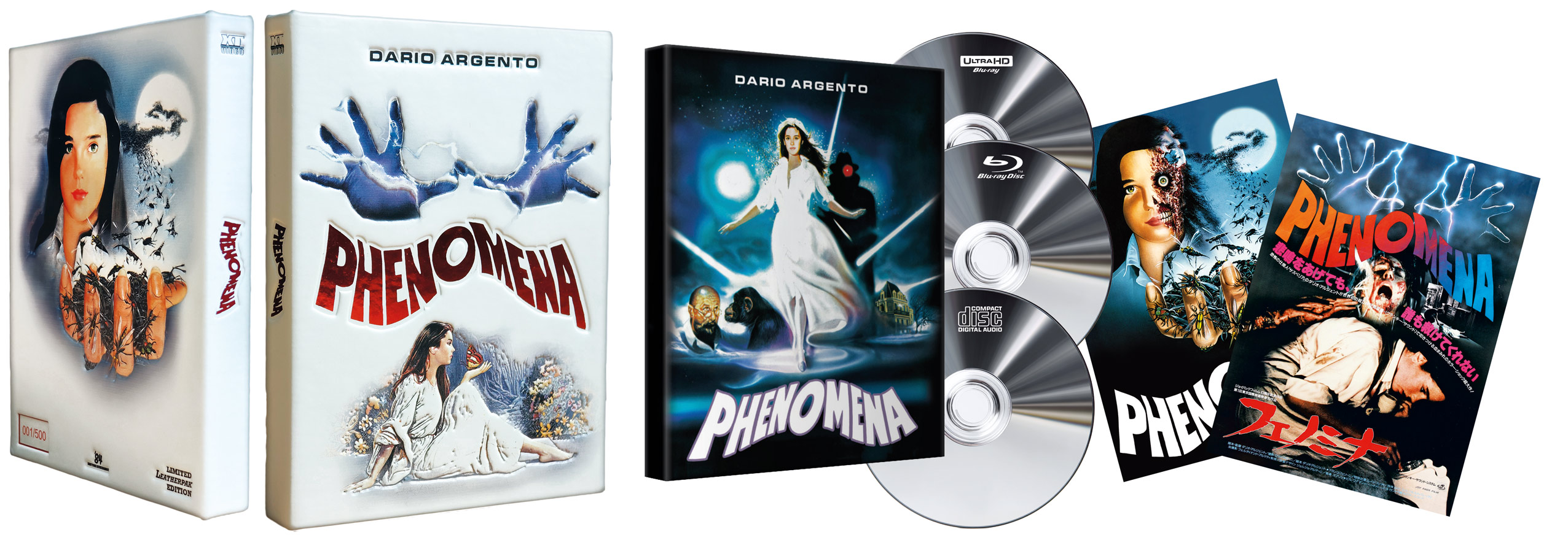 PHENOMENA (4K UHD+Blu-Ray+CD) - Leatherpak - Limited 500 Edition