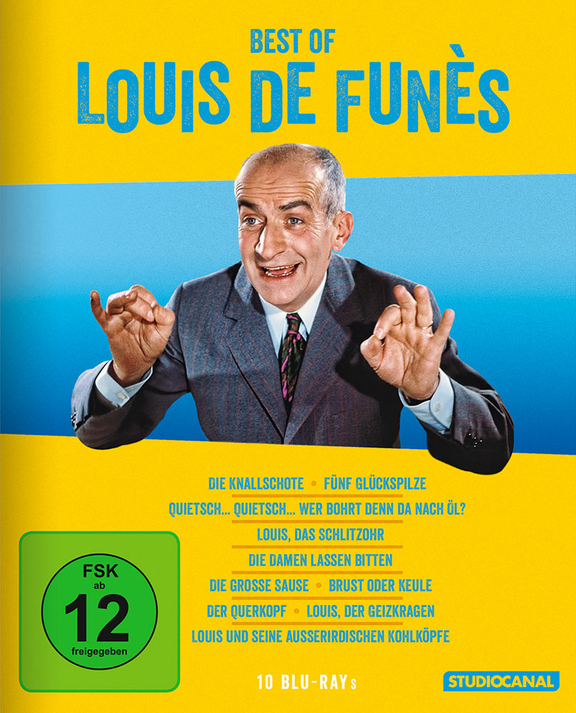 BEST OF LOUIS DE FUNÈS (Blu-Ray) (10Discs)