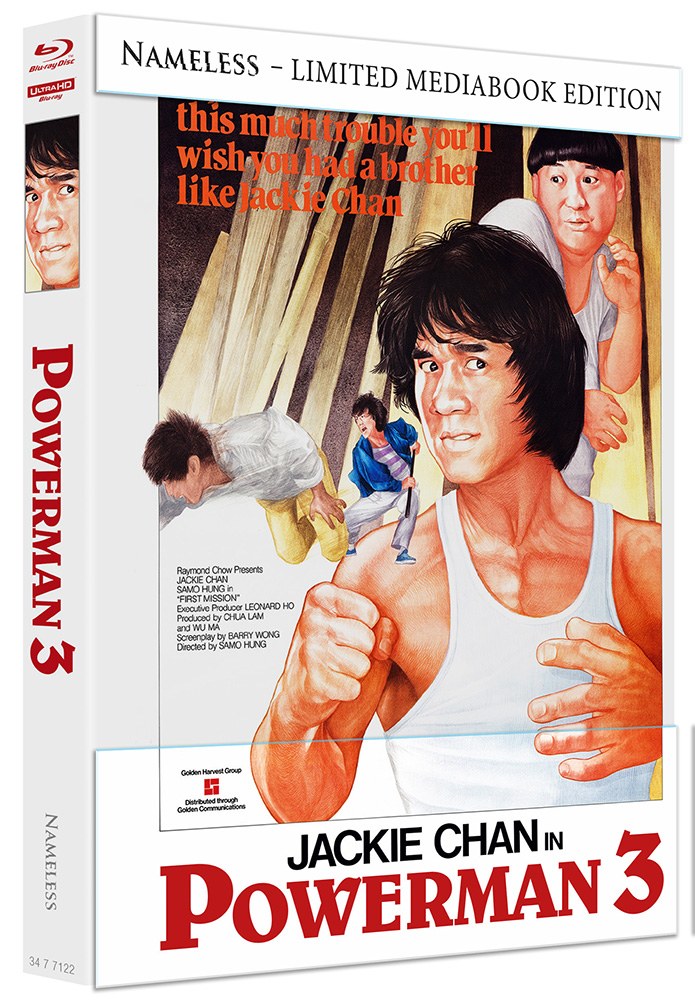 POWERMAN 3 - HEART OF THE DRAGON (4K UHD+Blu-Ray) - Cover B - Mediabook - Limited 500 Edition