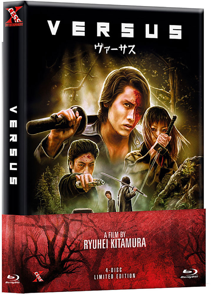 VERSUS (Blu-Ray+DVD) (4Discs) - Cover B - Mediabook (Wattiert) - Limited 666 Edition