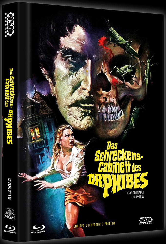 Schreckenscabinett des Dr. Phibes - B - Mediabook 111/333