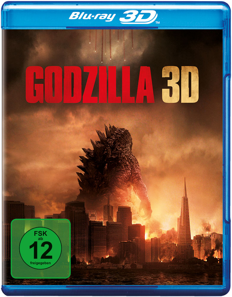 GODZILLA (2014) (Blu-Ray 3D+Blu-Ray) (2Discs) - 2D & 3D Version