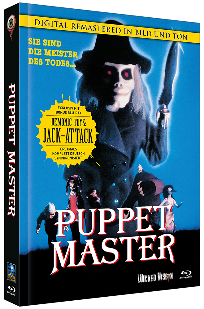 PUPPET MASTER 1 / DEMONIC TOYS: JACK ATTACK (Blu-Ray) (2Discs) - Cover C - Mediabook - Limited 111 Edition