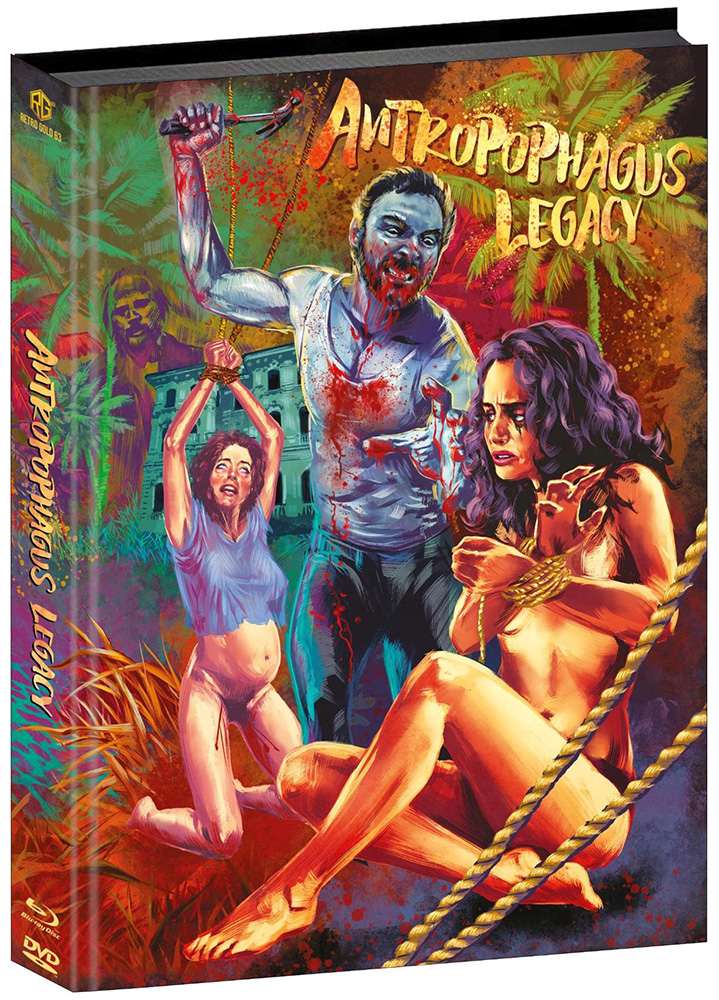 ANTROPOPHAGUS LEGACY (Blu-Ray+DVD) - Cover A - Mediabook (Wattiert) - Limited 363 Edition