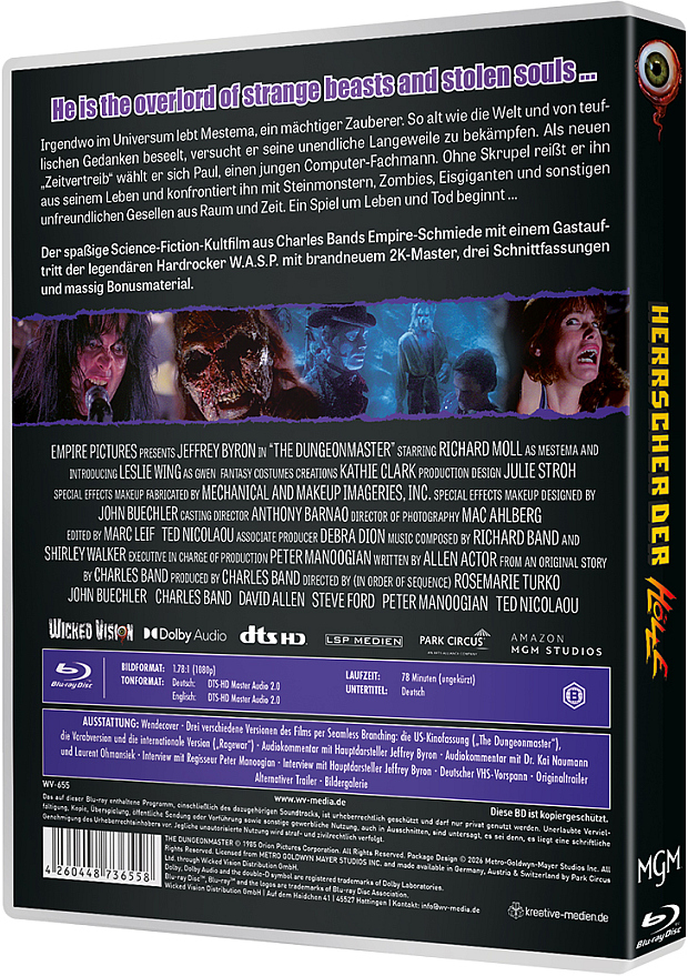 HERRSCHER DER HÖLLE (THE DUNGEONMASTER) (Blu-Ray)