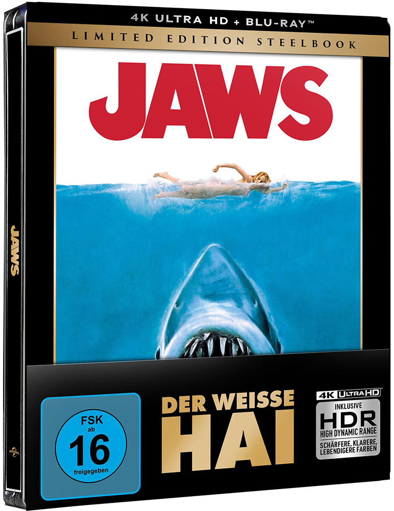 WEISSE HAI, DER (4K UHD+2Blu-Rays) - Limited SteelBook Edition