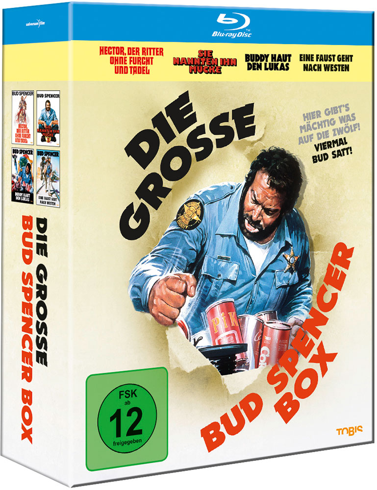 GROSSE BUD SPENCER BOX, DIE (Blu-Ray) - Langfassungen