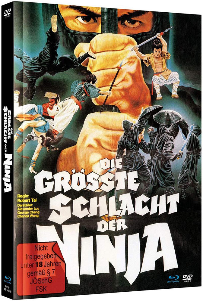 GRÖSSTE SCHLACHT DER NINJA, DIE (Blu-Ray+DVD) - Cover A - Mediabook - Limited 500 Edition - 2K Remastered