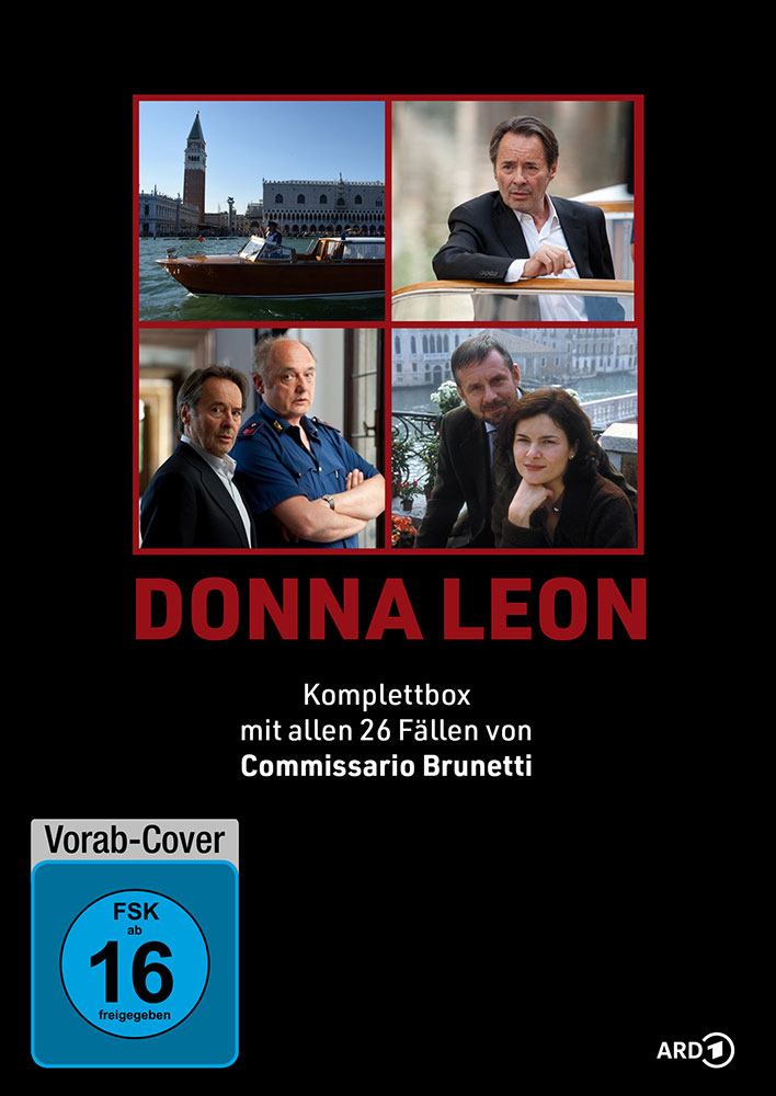 DONNA LEON: COMMISSARIO BRUNETTI KOMPLETTBOX (13Discs) - 26 Filme