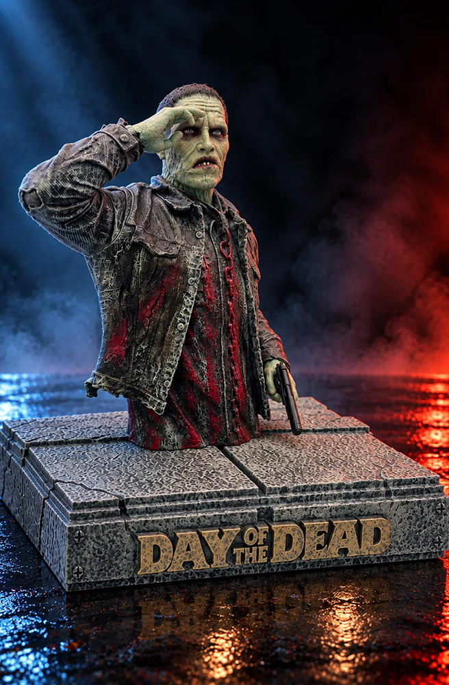 DAY OF THE DEAD (4K UHD+2Blu-Rays) - Cover G - Mediabook + Büste - Limited 333 Edition - Büstenedition