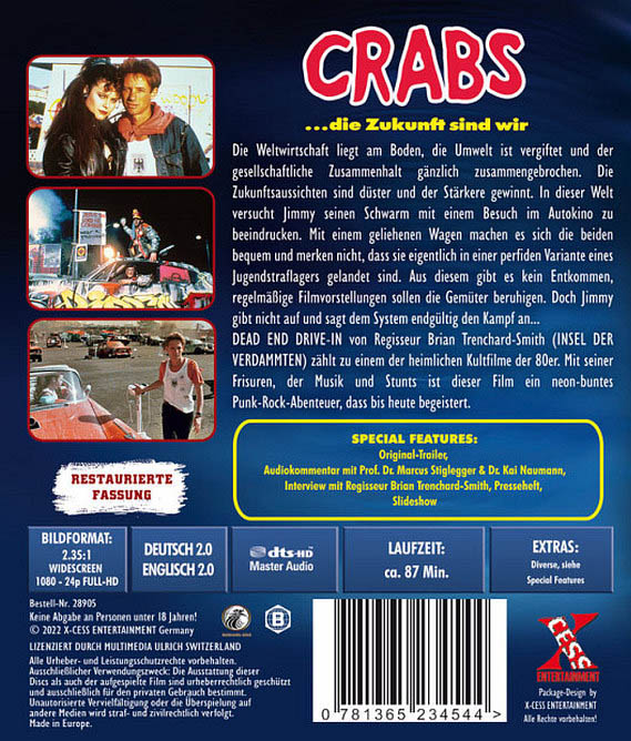DEAD END DRIVE-IN (CRABS …DIE ZUKUNFT SIND WIR) (Blu-Ray)