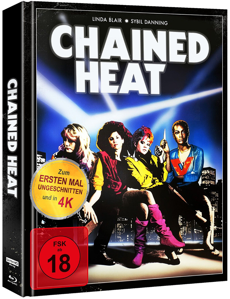 CHAINED HEAT (4K UHD+Blu-Ray) - Cover B - Mediabook - Limited Edition
