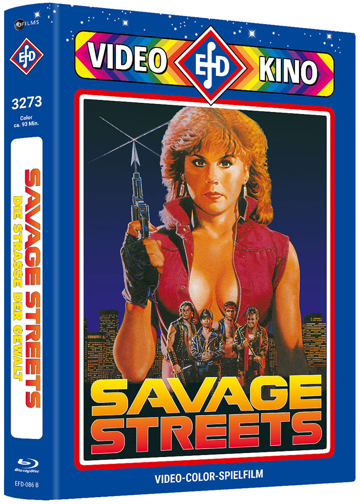 SAVAGE STREETS (Blu-Ray+DVD) - Cover B - Mediabook - Limited 333 Edition