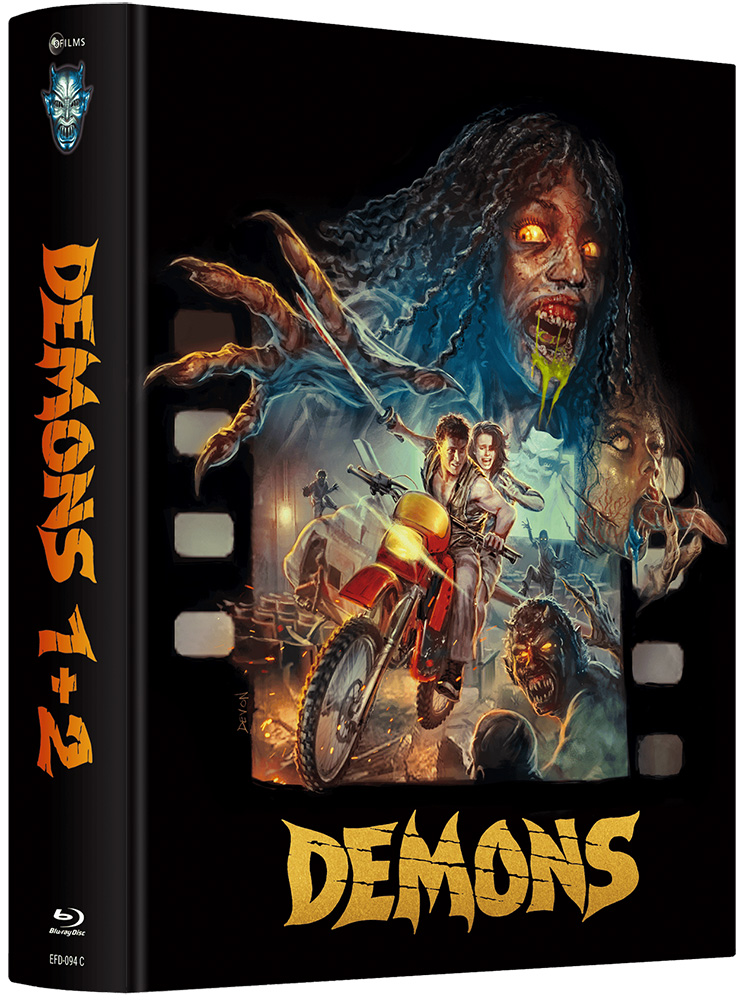 DEMONS 1+2 (Blu-Ray) (2Discs) - Cover C - Mediabook - Limited 333 Edition