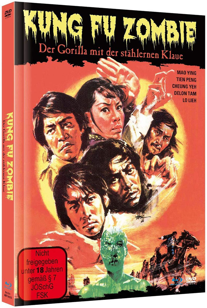 KUNG FU ZOMBIE - DER GORILLA MIT DER STÄHLERNEN KLAUE (Blu-Ray+DVD) - Mediabook