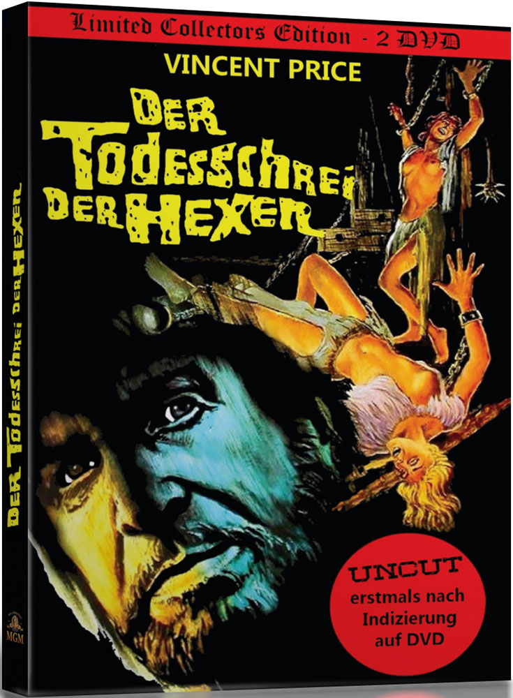 TODESSCHREI DER HEXEN, DER (2DVD) - kleine Hartbox - Limited 399 Edition