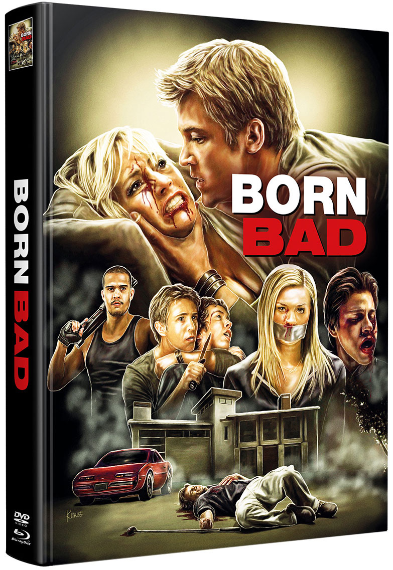 BORN BAD (Blu-Ray) (2Discs) - Mediabook (Wattiert) - Limited 100 Edition