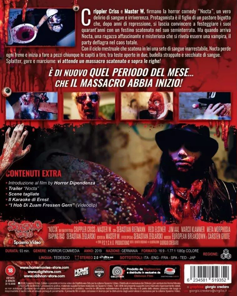 NOCTA (Blu-Ray) - Uncut Italien Version mit deutschem Ton!