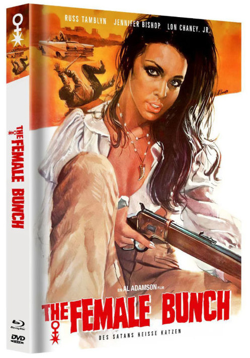 FEMALE BUNCH, THE - DES SATANS HEISSE KATZEN (Blu-Ray+DVD) - Cover B - Mediabook - Limited 150 Edition