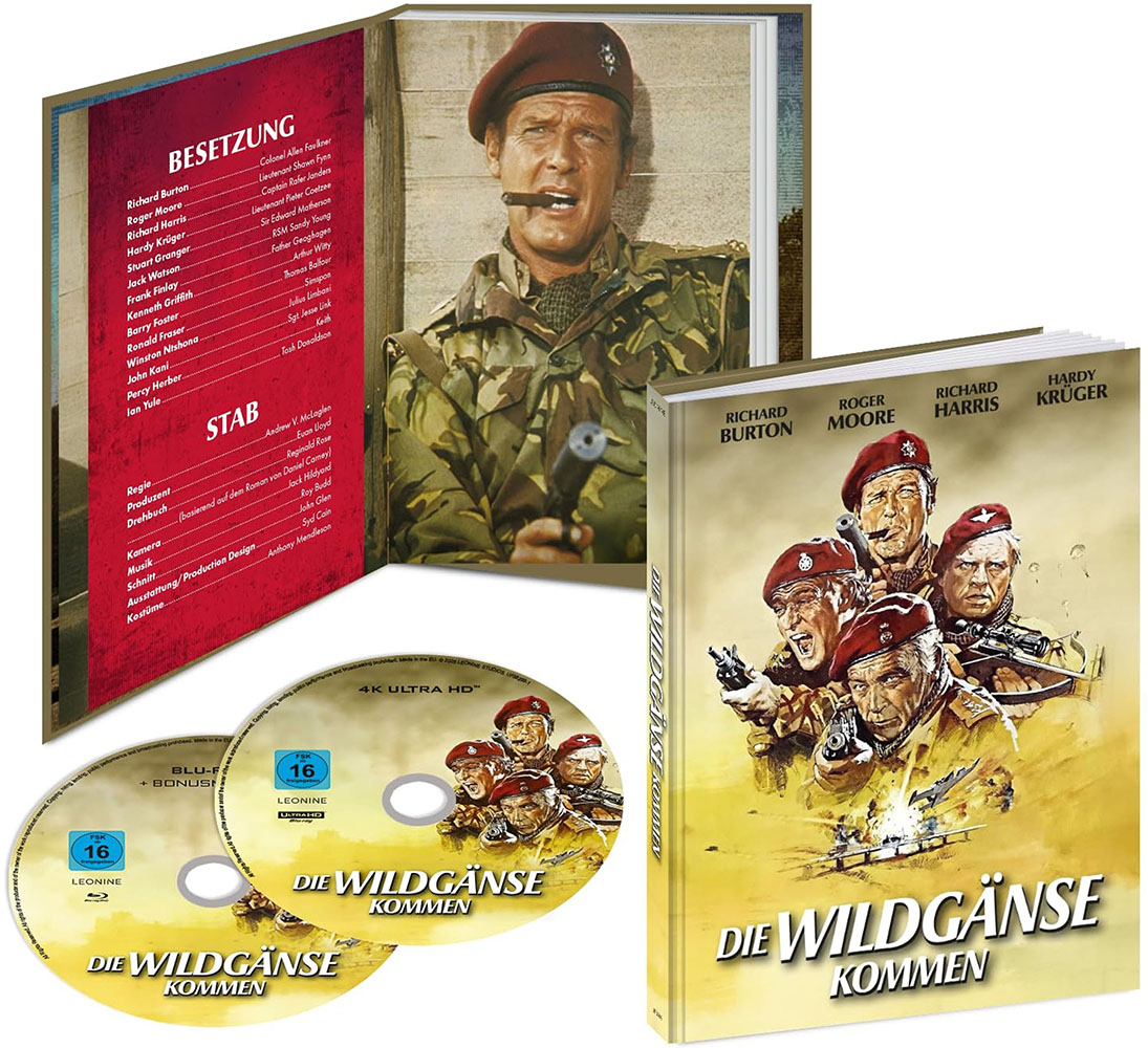WILDGÄNSE KOMMEN, DIE (4K UHD+Blu-Ray) - Mediabook - Limited Edition