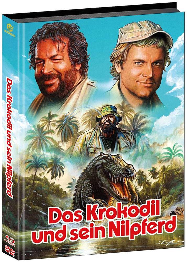 KROKODIL UND SEIN NILPFERD, DAS (Blu-Ray+DVD) - Cover A - Mediabook (Wattiert) - Limited 444 Edition