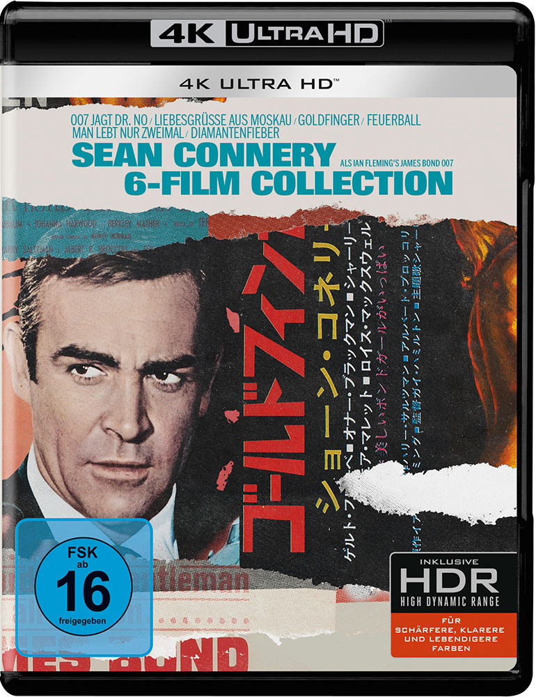 JAMES BOND: SEAN CONNERY 6-FILM COLLECTION (4K UHD) (6Discs)