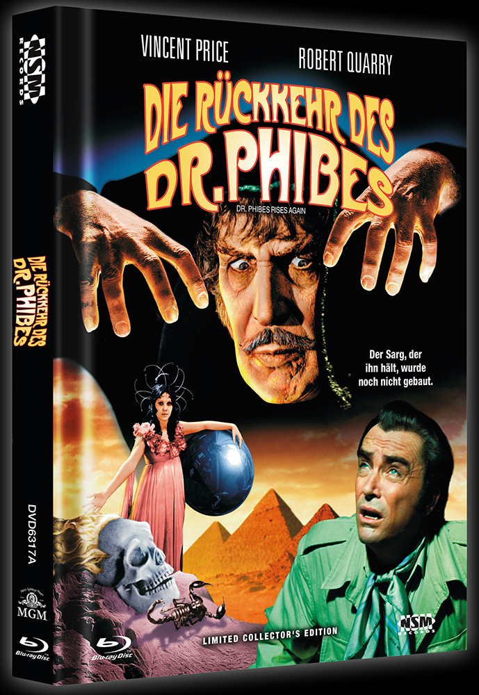 Rückkehr des Dr. Phibes - Cover A - Mediabook 002/333