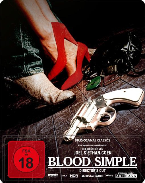 BLOOD SIMPLE (4K UHD+Bonus-Blu-Ray) - SteelBook - Limited Edition- Directors Cut