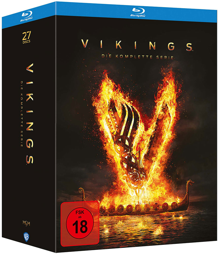 VIKINGS - DIE KOMPLETTE SERIE (Blu-Ray) (27Discs)