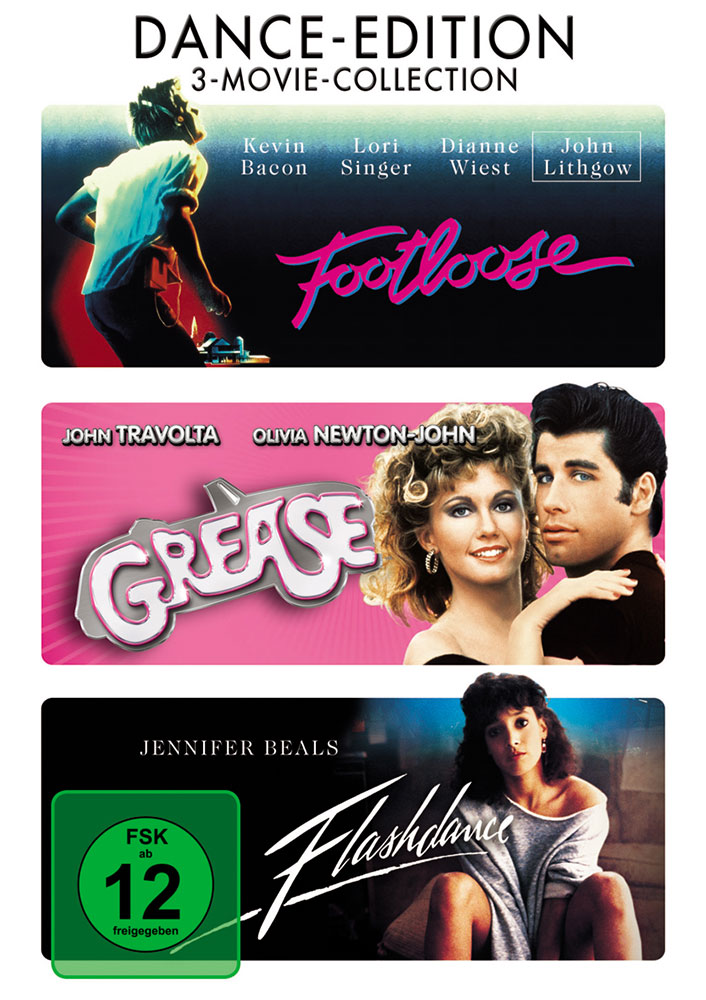 DANCE-EDITION (3DVD) (Footloose, Grease & Flashdance)