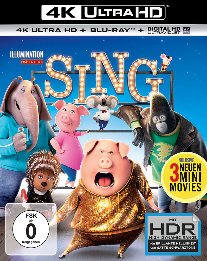 SING (4K UHD+Blu-Ray)