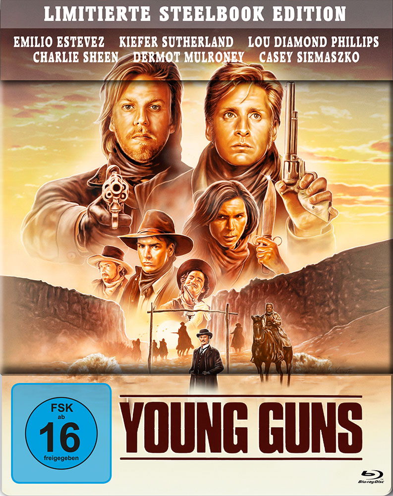 YOUNG GUNS (Blu-Ray) - SteelBook - Uncut