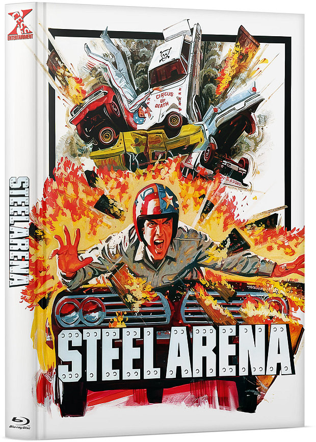 STEEL ARENA - DER STÄHLERNE TOD (Blu-Ray+DVD) - Cover A - Mediabook - Limited 222 Edition