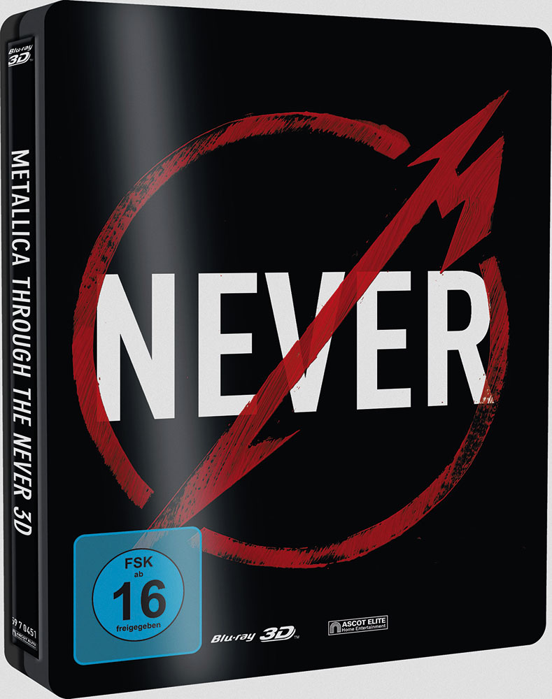 METALLICA - THROUGH THE NEVER (Blu-Ray 3D) - 2D & 3D Version - Steelbook - Limitierte Sonderversion