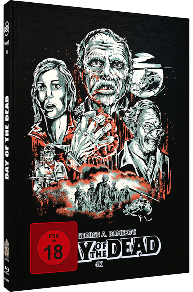 DAY OF THE DEAD (4K UHD+2Blu-Rays) - Cover G - Mediabook + Büste - Limited 333 Edition - Büstenedition