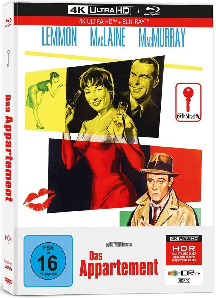 APPARTEMENT, DAS (4K UHD+Blu-Ray) - Limited Mediabook Edition