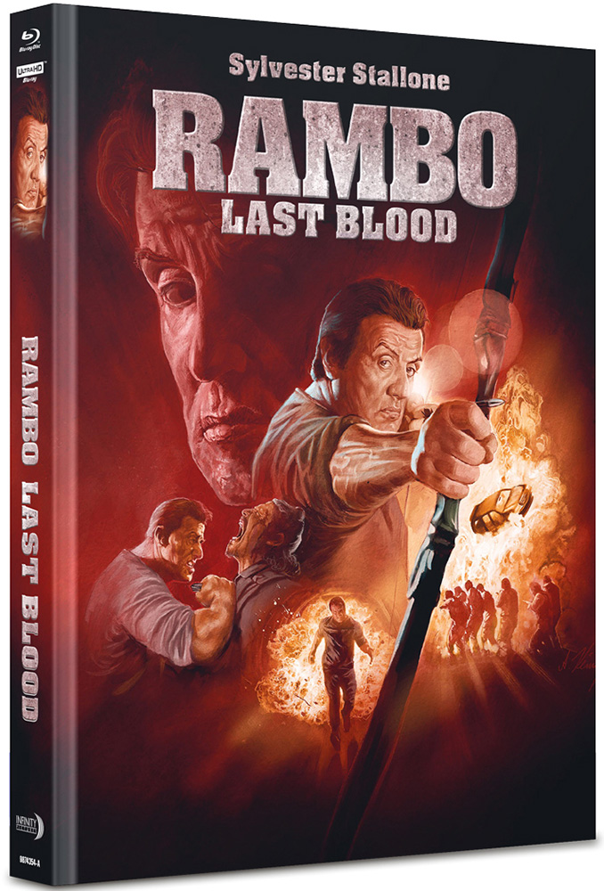 RAMBO 5 - LAST BLOOD (4K UHD+Blu-Ray) - Cover A - Mediabook - Limited 333 Edition