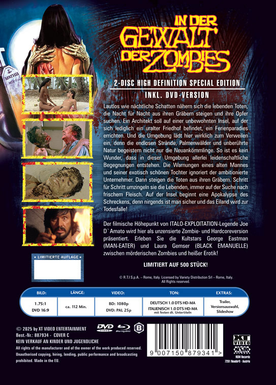 IN DER GEWALT DER ZOMBIES (Blu-Ray+DVD) - Cover C - Mediabook - Limited 500 Edition