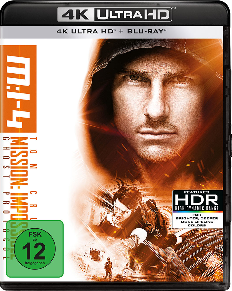 MISSION IMPOSSIBLE 4 - PHANTOM PROTOKOLL (4K UHD+Blu-Ray)