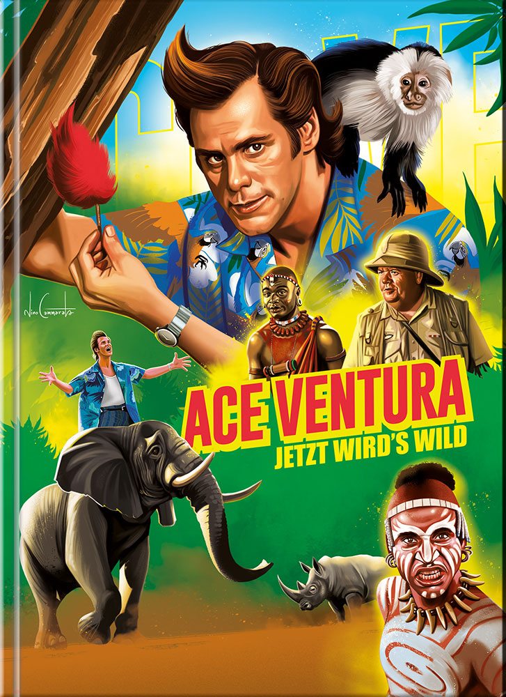 ACE VENTURA 2 - JETZT WIRD’S WILD (Blu-Ray+DVD) - Cover C - Mediabook - Limited 222 Edition