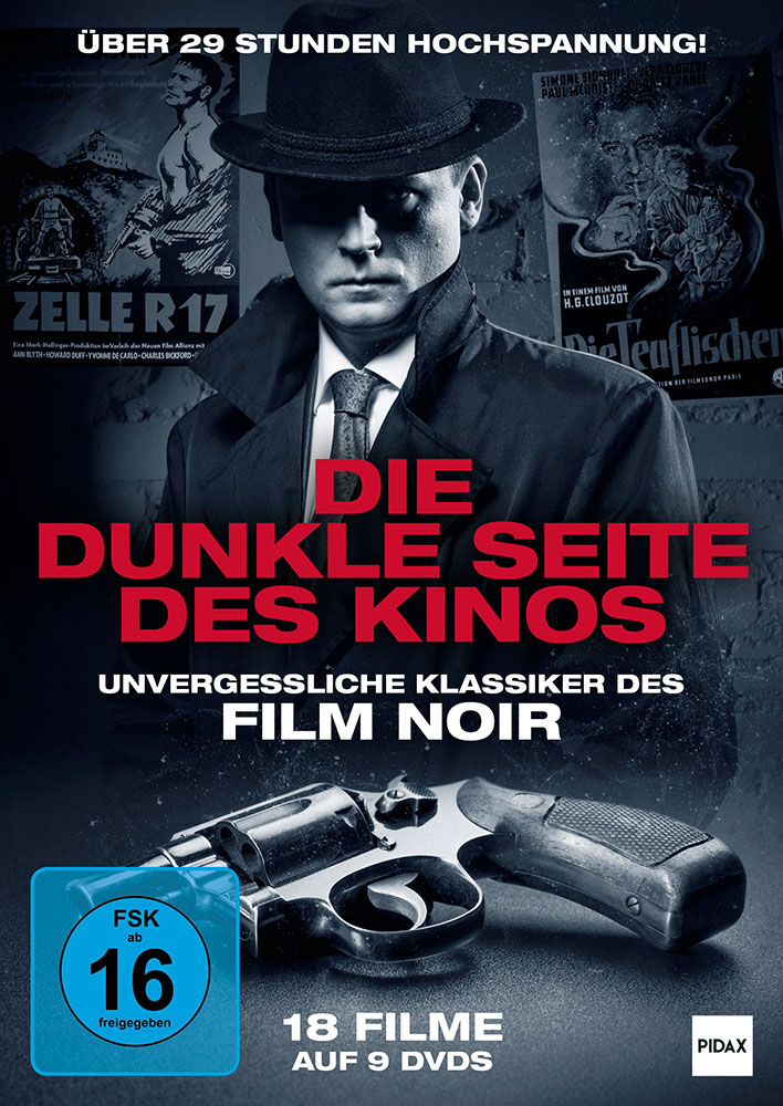 DUNKLE SEITE DES KINOS - UNVERGESSLICHE KLASSIKER DES FILM NOIR - 18 Filme auf 9 DVDs