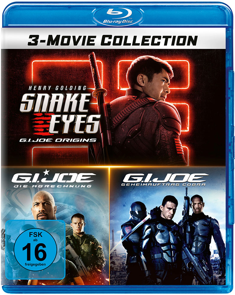 G.I. JOE - 3 MOVIE-COLLECTION (Blu-Ray) (3Discs)
