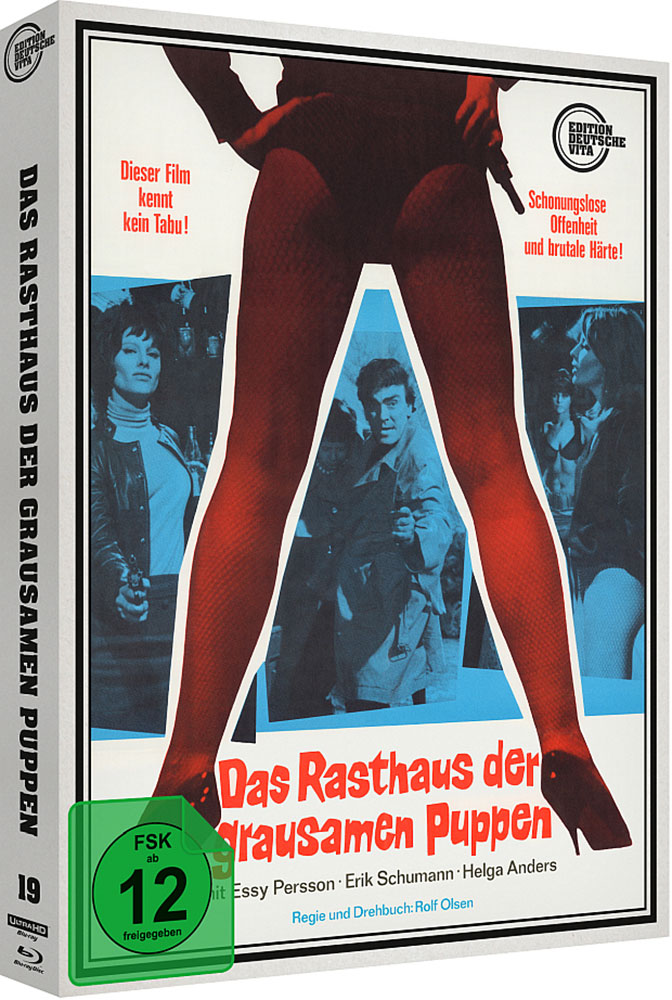 RASTHAUS DER GRAUSAMEN PUPPEN, DAS (4K UHD+Blu-Ray) - Cover B - Edition Deutsche Vita # 19 - Digipak - Limited 1000 Edition