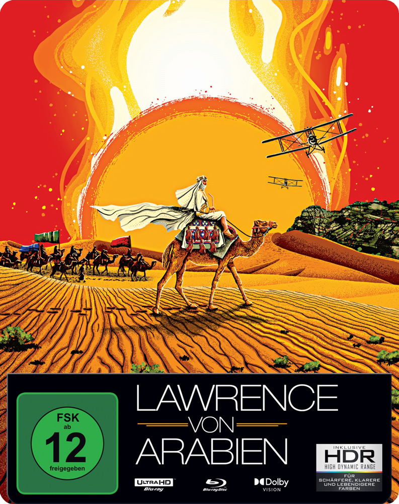 LAWRENCE VON ARABIEN  (4K Ultra HD+Blu-Ray) (4Discs) - Limited SteelBook Edition
