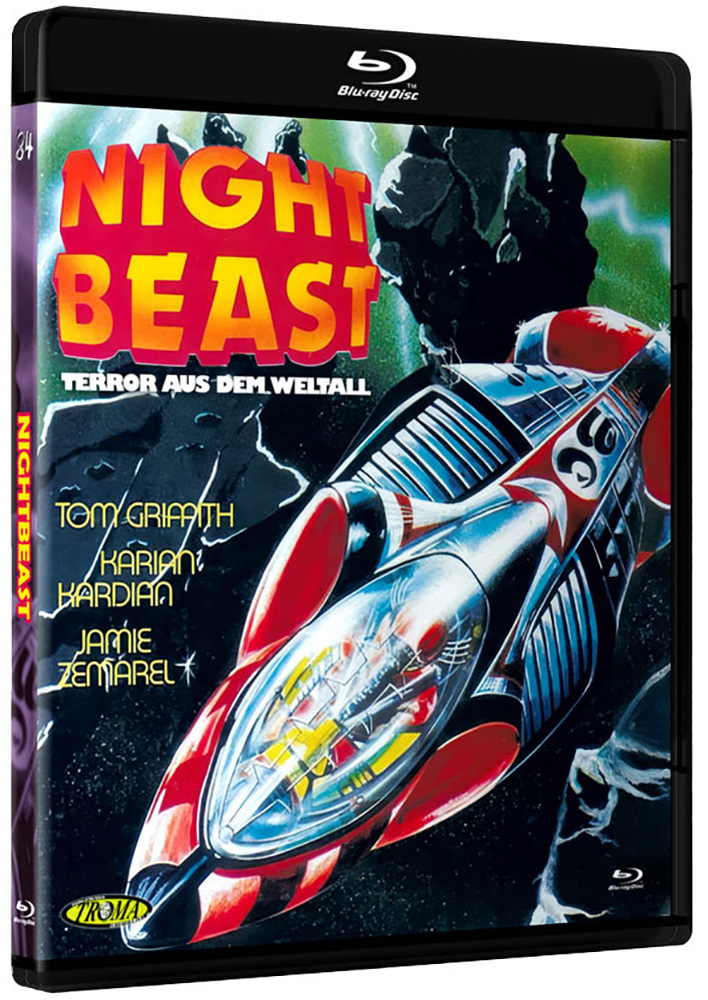 NIGHTBEAST - TERROR AUS DEM WELTALL (Blu-Ray) - Troma Cult Collection