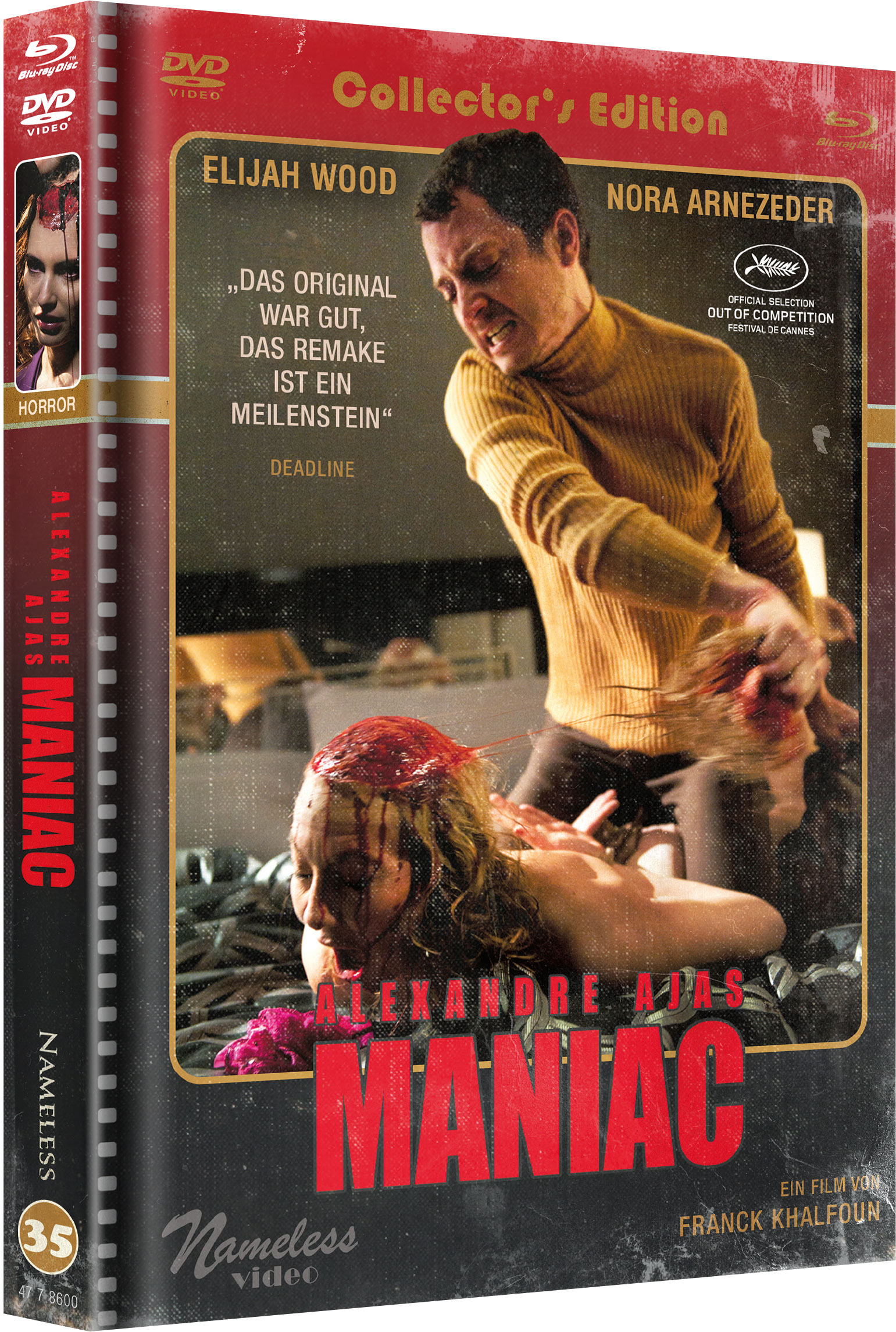 Alexandre Ajas MANIAC (4K UHD+2Blu-Ray+2DVD+CD) - Cover B - Mediabook - Limited 555 Edition