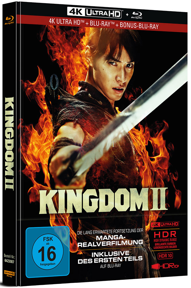 KINGDOM 2 - FAR AND AWAY (4K UHD+2Blu-Rays) - Mediabook - Limited Edition - inkl. Teil 1 auf Blu-Ray