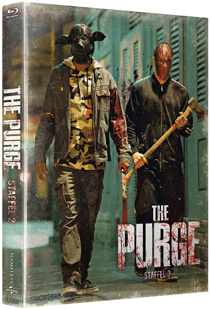 PURGE, THE - DIE SÄUBERUNG - Staffel 1 & 2 (Blu-Ray) (4Discs) - Cover B - Mediabook - Limited 333 Edition - Schuber
